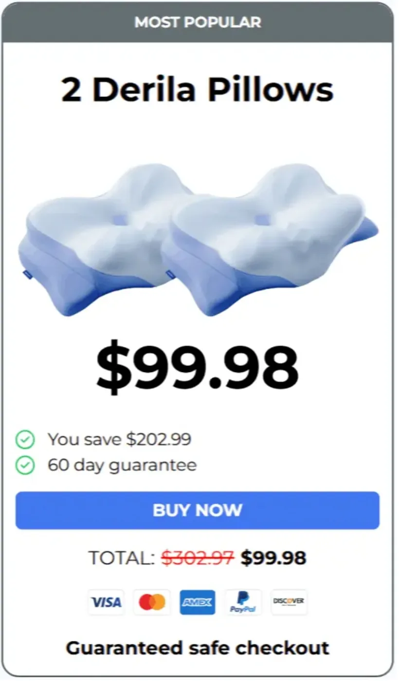 Order Derila Ergo 3 Pillows